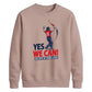 Yes We Can Women Cricket Printed Unisex Sweatshirt T20 Womens World Cup
