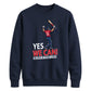 Yes We Can Women Cricket Printed Unisex Sweatshirt T20 Womens World Cup