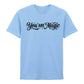 You Are Magic Retro Sparkle Script Slogan Unisex T-Shirt Pride Day LGBTQ