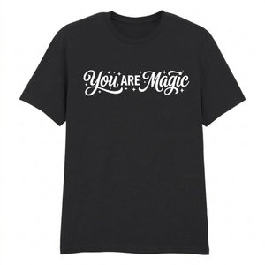 You Are Magic Retro Sparkle Script Slogan Unisex T-Shirt Pride Day LGBTQ