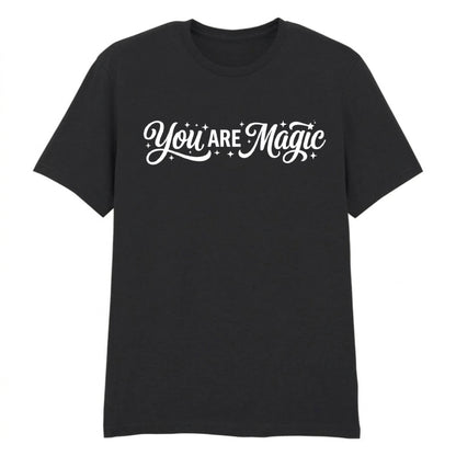 You Are Magic Retro Sparkle Script Slogan Unisex T-Shirt Pride Day LGBTQ