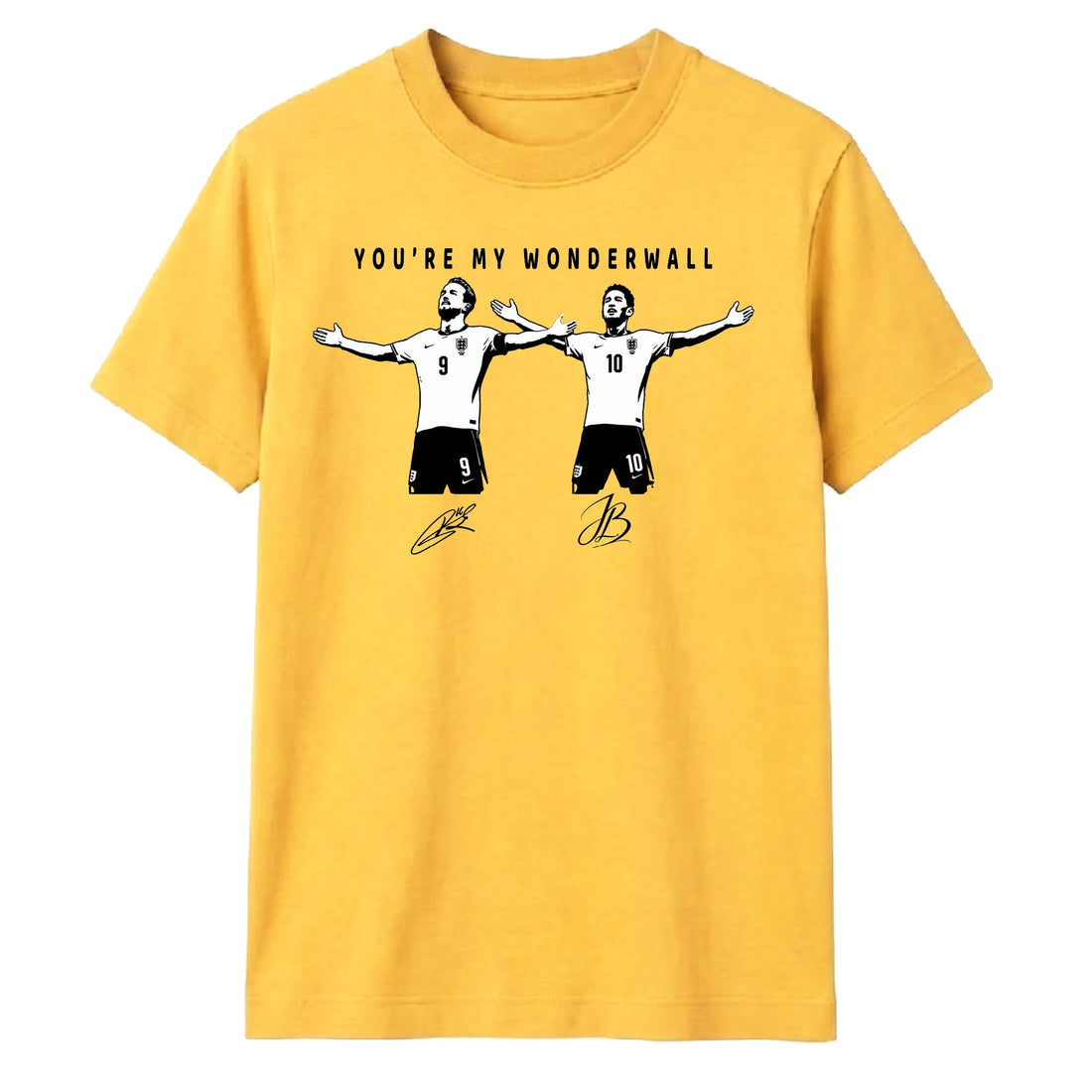You're My Wonderwall England Football Unisex T-Shirt Yellow