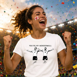 You're My Wonderwall England Football Ladies Fit T-shirt
