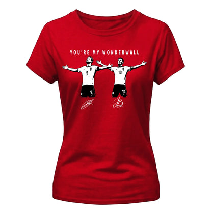You're My Wonderwall England Football Ladies Fit T-shirt