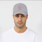 Labubu 5 Panel Cap, Look Who's Here Printed Orginal Design Hat, Pre-Curved Peak 100% Cotton Twill Cap M8426
