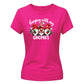 Adorable festive gnomes graphic Christmas Ladies T-Shirt