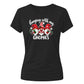 Adorable festive gnomes graphic Christmas Ladies T-Shirt