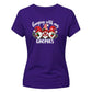 Adorable festive gnomes graphic Christmas Ladies T-Shirt