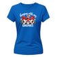 Adorable festive gnomes graphic Christmas Ladies T-Shirt