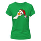 Adorably cute funny festive goose Christmas Ladies T-Shirt