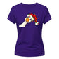 Adorably cute funny festive goose Christmas Ladies T-Shirt
