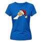 Adorably cute funny festive goose Christmas Ladies T-Shirt