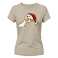Adorably cute funny festive goose Christmas Ladies T-Shirt