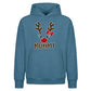 Adorable Reindeer Mummy Face Christmas Oversized Hoodie