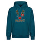 Adorable Reindeer Mummy Face Christmas Oversized Hoodie