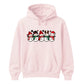 Adorable row of five happy snowmen Christmas Unisex Hoodie