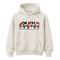 Adorable row of five happy snowmen Christmas Unisex Hoodie