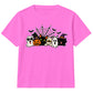 Adorable spooky characters group Halloween Kids T-Shirt