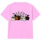 Adorable spooky characters group Halloween Kids T-Shirt
