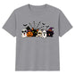 Adorable spooky characters group Halloween Kids T-Shirt