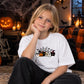 Adorable spooky characters group Halloween Kids T-Shirt