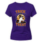 Adorable witch hat ghost graphic Halloween Ladies t-shirt