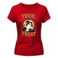 Adorable witch hat ghost graphic Halloween Ladies t-shirt