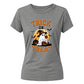 Adorable witch hat ghost graphic Halloween Ladies t-shirt