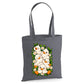 Adorably cute stacked ducklings red print cotton Tote Bag