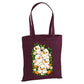 Adorably cute stacked ducklings red print cotton Tote Bag