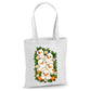 Adorably cute stacked ducklings red print cotton Tote Bag