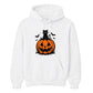 Adorably spooky black cat pumpkin Halloween Unisex Hoodie