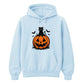 Adorably spooky black cat pumpkin Halloween Unisex Hoodie