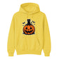 Adorably spooky black cat pumpkin Halloween Unisex Hoodie