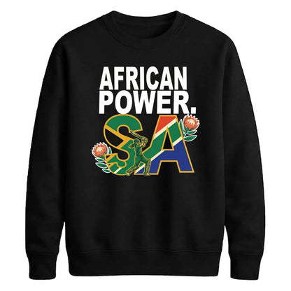 South Africa T20 Womens World Cup Tee Shirt African Power SA Cricket unisex sweatshirt