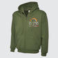 Custom Medical Monogram Embroidered Zip Up Hoodie, Custom Name Rainbow Logo National Healthcare Staff Unisex Hoodie, Gift for Doctors Nurses