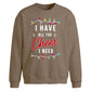 All The Cheer I Need Lights Christmas Oversized Sweatshirt