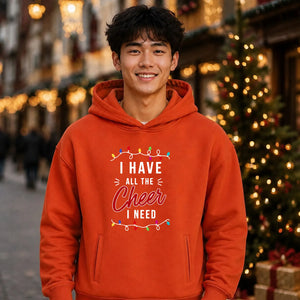 Bright Holiday Lights Quotes Christmas Oversized Hoodie