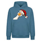 Amusing peekaboo goose graphic Christmas Oversized Hoodie