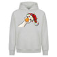 Amusing peekaboo goose graphic Christmas Oversized Hoodie