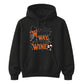 Amusing wine loving witch quote graphic Halloween hoodie