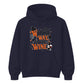 Amusing wine loving witch quote graphic Halloween hoodie