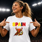 Angry Bull Mascot Spain Football Tournament Unisex T-Shirt