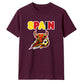 Angry Bull Mascot Spain Football Tournament Unisex T-Shirt