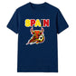Angry Bull Mascot Spain Football Tournament Unisex T-Shirt
