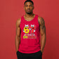 Animated Cartoon Six Seven Character Novelty Men Tank Top