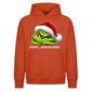Antisocial quote grumpy face Christmas Oversized Hoodie