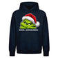 Antisocial quote grumpy face Christmas Oversized Hoodie
