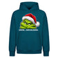 Antisocial quote grumpy face Christmas Oversized Hoodie