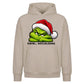 Antisocial quote grumpy face Christmas Oversized Hoodie